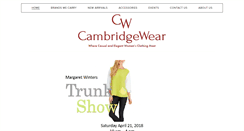 Desktop Screenshot of cambridgewear.net
