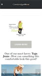 Mobile Screenshot of cambridgewear.net